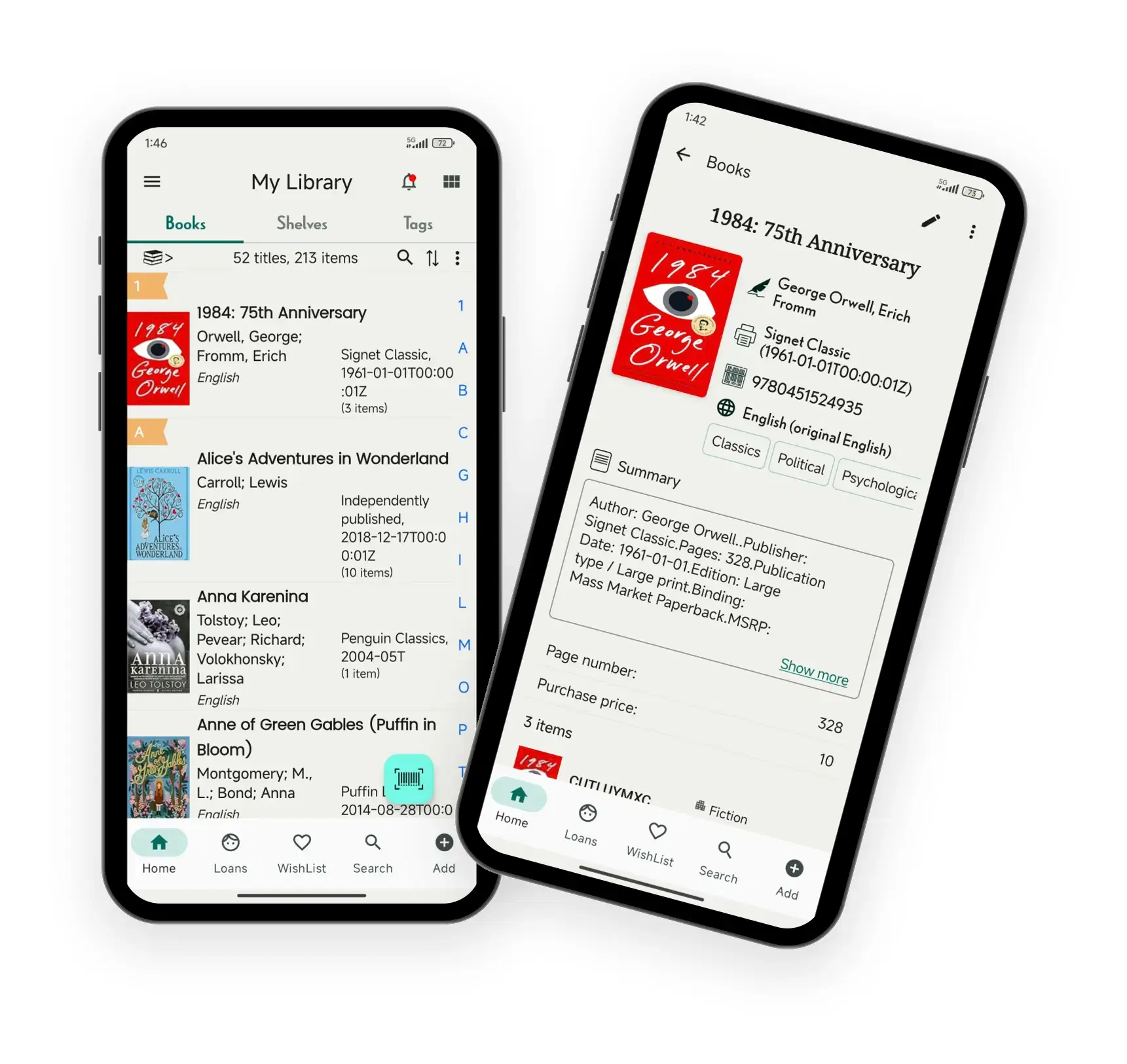 image of the Skoolib app version